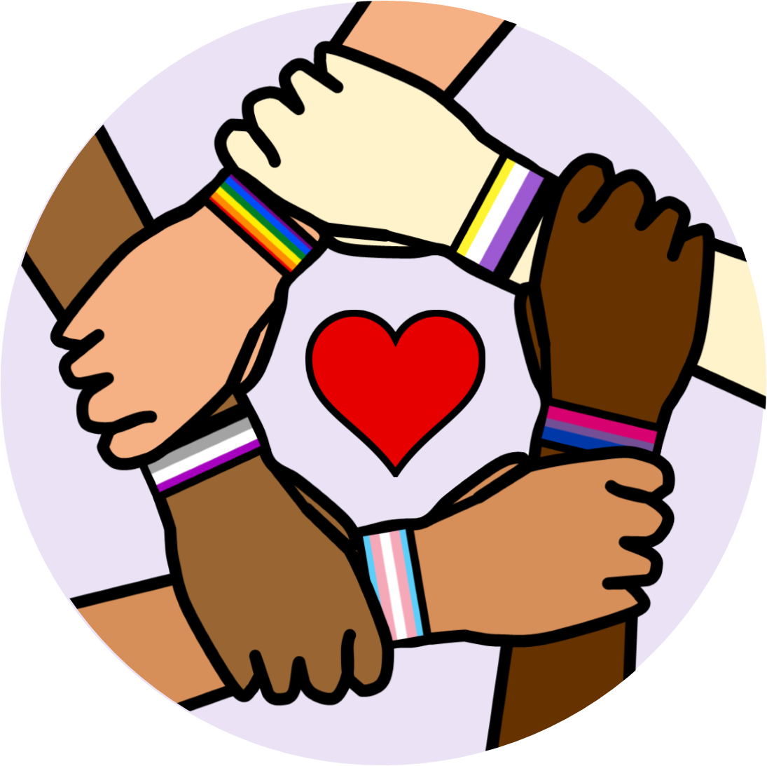 A Sticker which reads Solidarity